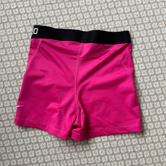 Nike | Shorts | Nike Pro 3 Short Pink With Black Band | Poshmark